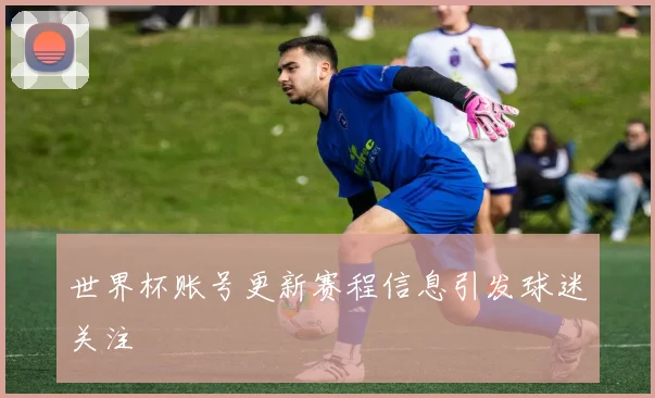 世界杯账号更新赛程信息引发球迷关注