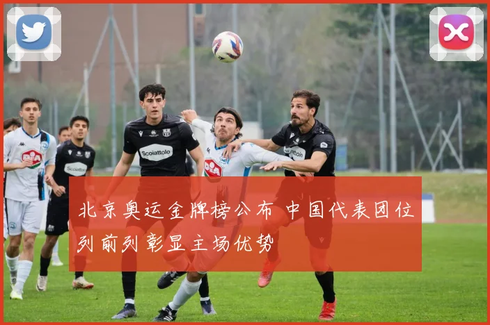北京奥运金牌榜公布 中国代表团位列前列彰显主场优势
